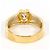Autre Marque Anello fede in oro giallo 18K e platino con diamante D'oro - vista 4