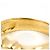 Autre Marque Anello fede in oro giallo 18K e platino con diamante D'oro - vista 5