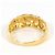 Autre Marque Ringband aus 18K Gelbgold mit Diamant Golden - Ansicht 4