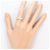 Autre Marque Ring aus 18K Gelbgold mit Diamant Golden - Ansicht 7
