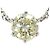 Autre Marque Collana in platino PT850 con diamante giallo