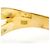 Autre Marque Ehering aus 18K Gelbgold und Platin mit Diamant Golden - Ansicht 5