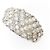 Autre Marque Platin-Bandring mit Diamant