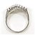 Autre Marque Platin-Bandring mit Diamant - Ansicht 3