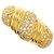 Autre Marque Ringband aus 18K Gelbgold mit Diamant Golden
