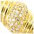 Autre Marque Ringband aus 18K Gelbgold mit Diamant Golden - Ansicht 2