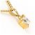 Autre Marque Collana in oro giallo 18K con diamante D'oro - vista 2