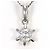 Autre Marque Platin-Halskette PT900 / PT850 mit Diamant