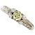 Autre Marque Platin 900 Bandring mit gelbem Diamanten