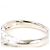 Autre Marque Platin 900 Bandring mit gelbem Diamanten - Ansicht 5