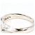 Autre Marque Platin 900 Bandring mit gelbem Diamanten - Ansicht 6