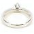 Autre Marque Platin-Ring mit Diamant - Ansicht 4