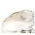 Autre Marque Platin-Bandring mit Saphir und Diamant - Ansicht 6
