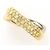 Autre Marque Anello a fascia elegante in oro 18K e platino D'oro