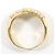 Autre Marque Anello a fascia elegante in oro 18K e platino D'oro - vista 3