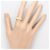 Autre Marque Anello a fascia elegante in oro 18K e platino D'oro - vista 7