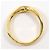 Autre Marque Ringband aus 18K Gelbgold mit Diamant Golden - Ansicht 3