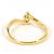 Autre Marque Anello fede in oro giallo 18K e diamanti D'oro - vista 4
