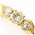 Autre Marque Anello fede in oro giallo 18K con diamanti D'oro - vista 2