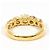 Autre Marque Anello fede in oro giallo 18K con diamanti D'oro - vista 4