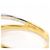 Autre Marque Ehering aus 18K Gelbgold und Platin mit Diamant Golden - Ansicht 5