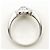 Autre Marque Platin-Ring mit Diamant - Ansicht 3