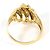 Autre Marque Ehering aus Platin und 18K Gelbgold mit Diamant Golden - Ansicht 4