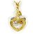 Autre Marque Collana in oro giallo 18K e platino con diamante D'oro - vista 3