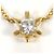 Autre Marque Collana in oro giallo 18K con diamante D'oro