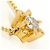 Autre Marque Collana in oro giallo 18K con diamante D'oro - vista 2