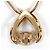 Autre Marque Collana in oro rosa 18K con diamante brown Marrone D'oro - vista 3