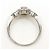 Autre Marque PT900 Platin-Bandring mit braunen Diamanten - Ansicht 3