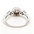Autre Marque PT900 Platin-Bandring mit braunen Diamanten - Ansicht 4