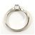 Autre Marque Ehering aus Platin und Gelbgold mit Diamant Golden - Ansicht 3