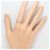 Autre Marque Ehering aus Platin und Gelbgold mit Diamant Golden - Ansicht 7