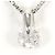 Autre Marque PT900 Platin-Halskette mit Diamant