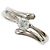 Autre Marque PT900 Platin-Ehering mit Diamant