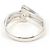 Autre Marque PT900 Platin-Ehering mit Diamant - Ansicht 4