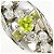 Autre Marque PT950 Platinbandring mit gelbem Diamanten - Ansicht 2