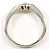 Autre Marque Platin-Ring mit Diamant - Ansicht 3