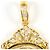 Autre Marque Pendente in oro giallo 18K e diamanti - vista 2