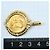 Autre Marque Pendente in oro giallo 18K e diamanti - vista 5