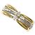 Autre Marque Ehering aus PT900 Platin und 18K Gelbgold