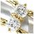 Autre Marque Ehering aus PT900 Platin und 18K Gelbgold - Ansicht 2