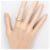 Autre Marque Ehering aus PT900 Platin und 18K Gelbgold - Ansicht 7