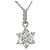 Autre Marque Platin-Halskette mit Diamant-Detail