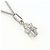 Autre Marque Platin-Halskette mit Diamant-Detail - Ansicht 2