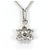 Autre Marque Platin-Halskette mit Diamant-Detail - Ansicht 3