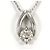 Autre Marque Platin-Diamant-Halskette