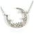 Autre Marque Platinhalskette mit Diamantanhänger